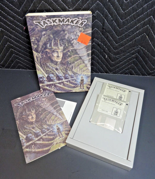 TaskMaker for Macintosh by XOR Software - Vintage Apple Game