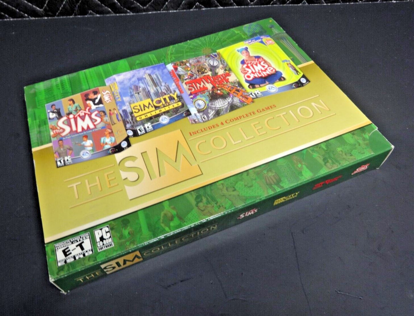 The SIM Collection Theme Park SimCity 3000 The Sims Deluxe The Sims Online