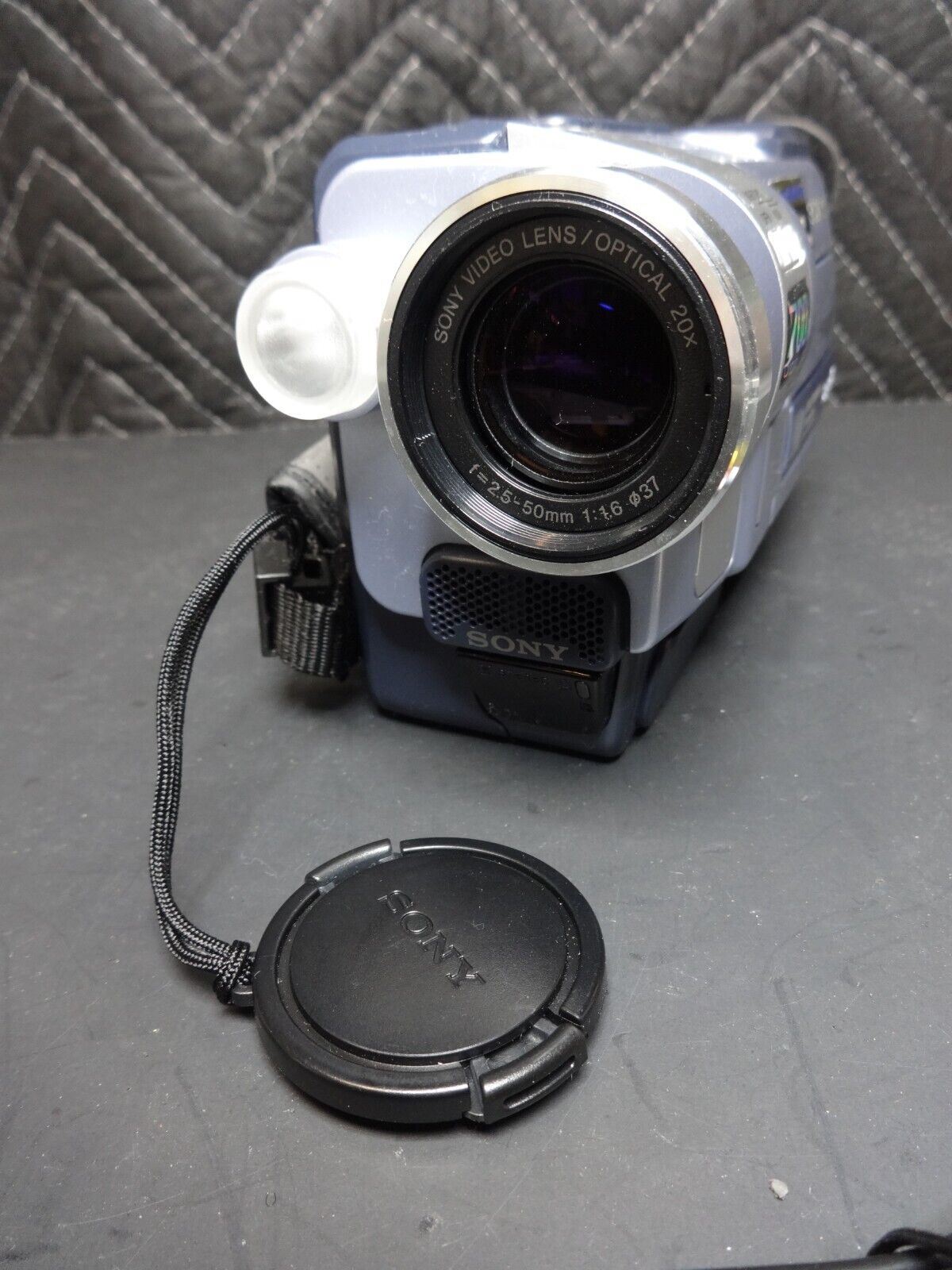 Sony Handycam DCR-TRV350 Digital 8 Camcorder w/ AV Cord & Power Clean & Working