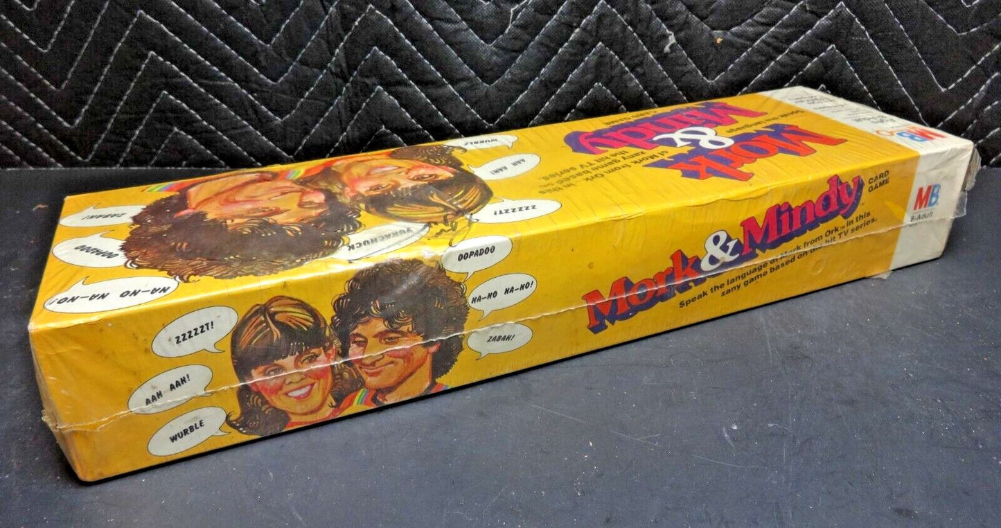 * Signed by Robin Williams * Mork & Mindy MB Card Game Vintage 1978 Sealed NOS