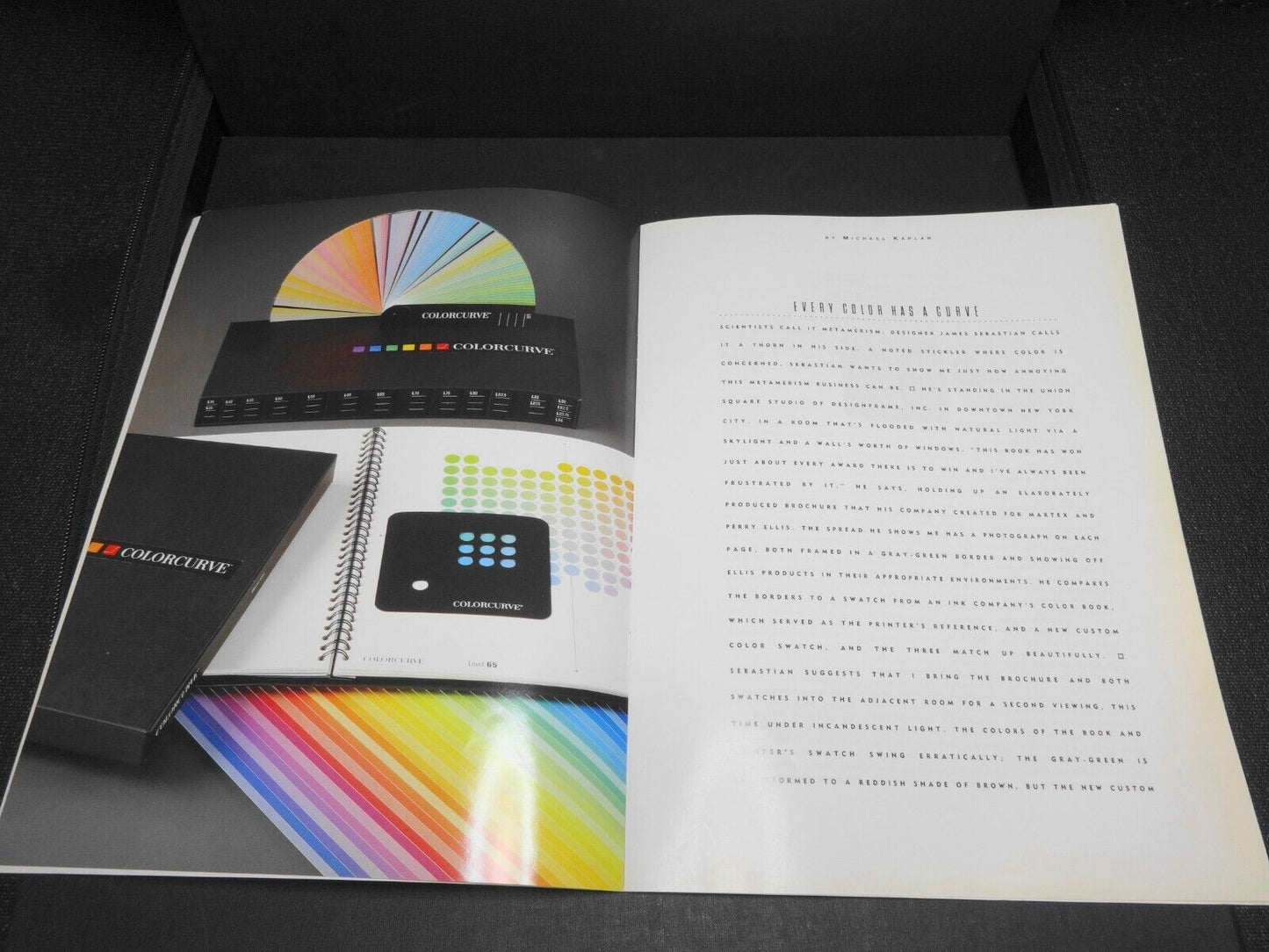 1989 ColorCurve Master Atlas + Gray & Pastel Atlas Mobile Color Reference System