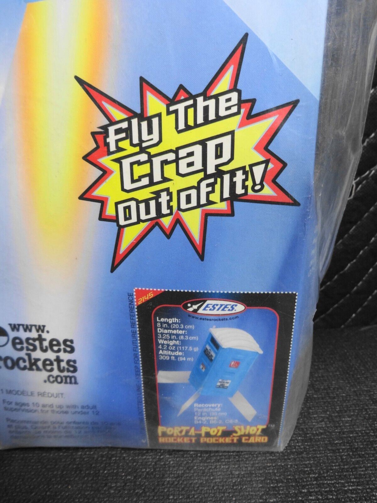 NOS Estes Model Rocket Porta-Pot Shot #2145 - Factory Sealed