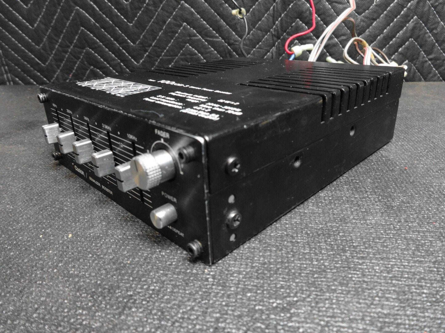 Clarion 100 EQB-3 old school 5 band car equalizer booster 100 EQB3 EQ