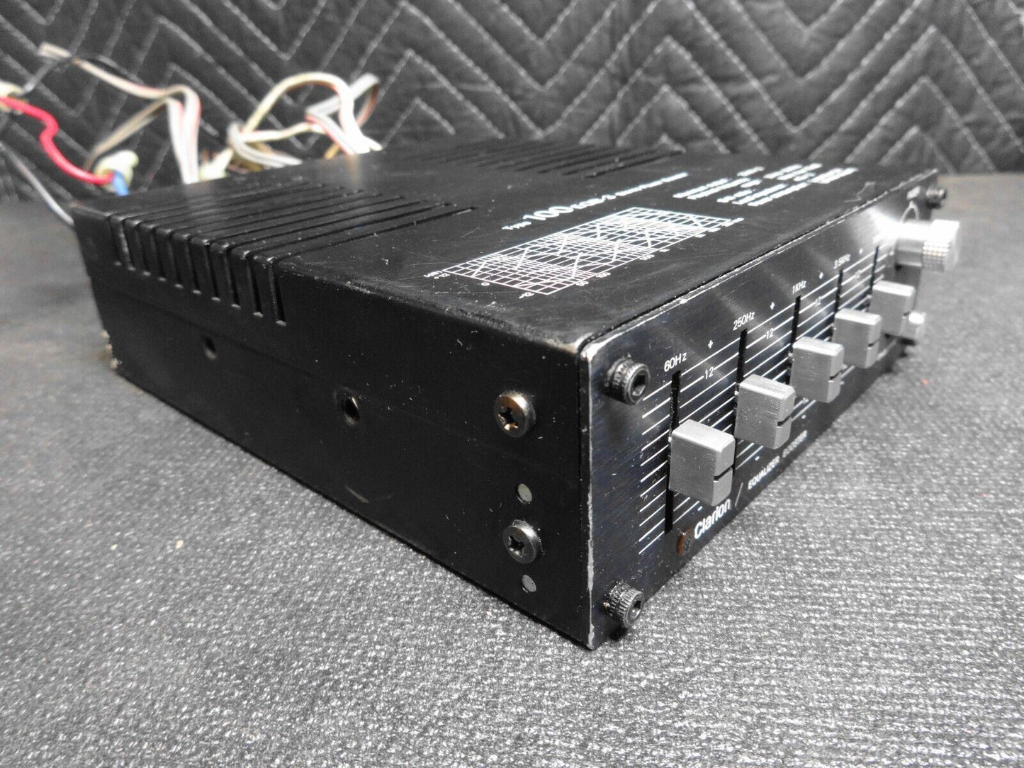Clarion 100 EQB-3 old school 5 band car equalizer booster 100 EQB3 EQ