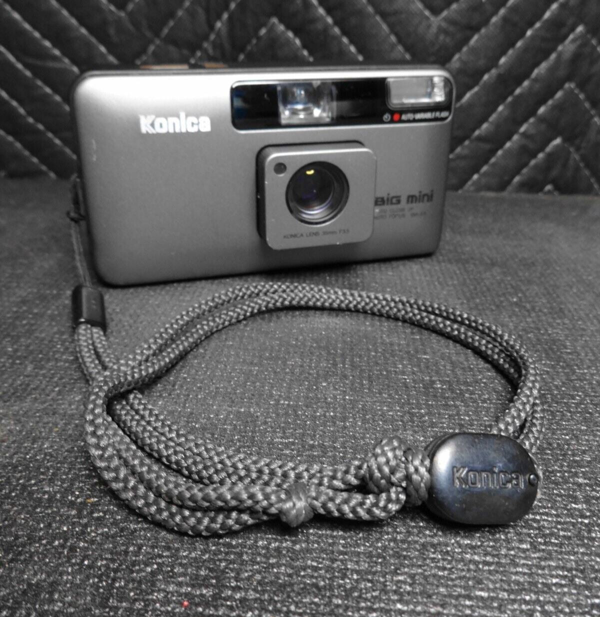 Konica Big mini BM-201 35mm f/3.5 Lens Point & Shoot Film Camera