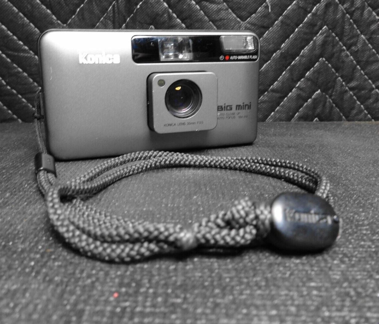 Konica Big mini BM-201 35mm f/3.5 Lens Point & Shoot Film Camera