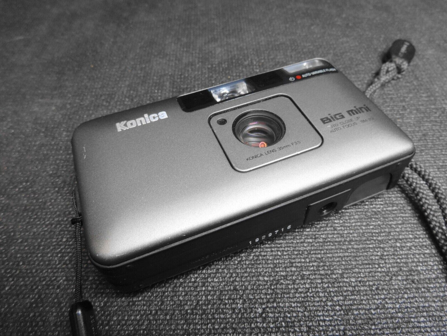 Konica Big mini BM-201 35mm f/3.5 Lens Point & Shoot Film Camera