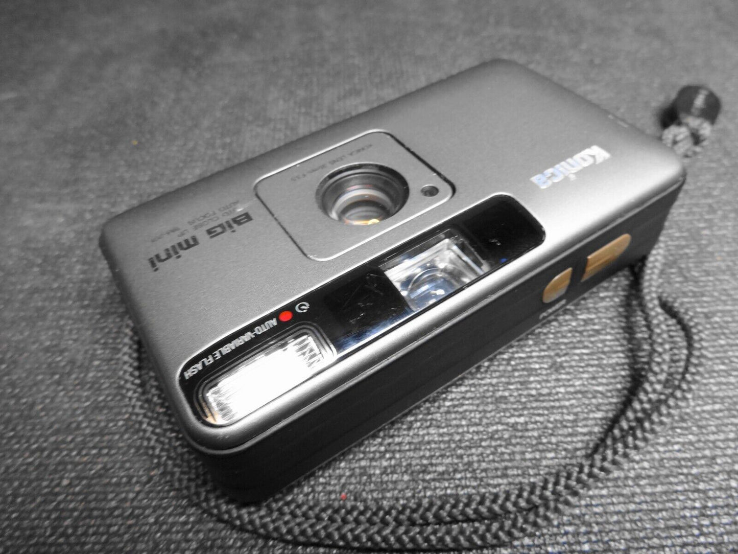 Konica Big mini BM-201 35mm f/3.5 Lens Point & Shoot Film Camera