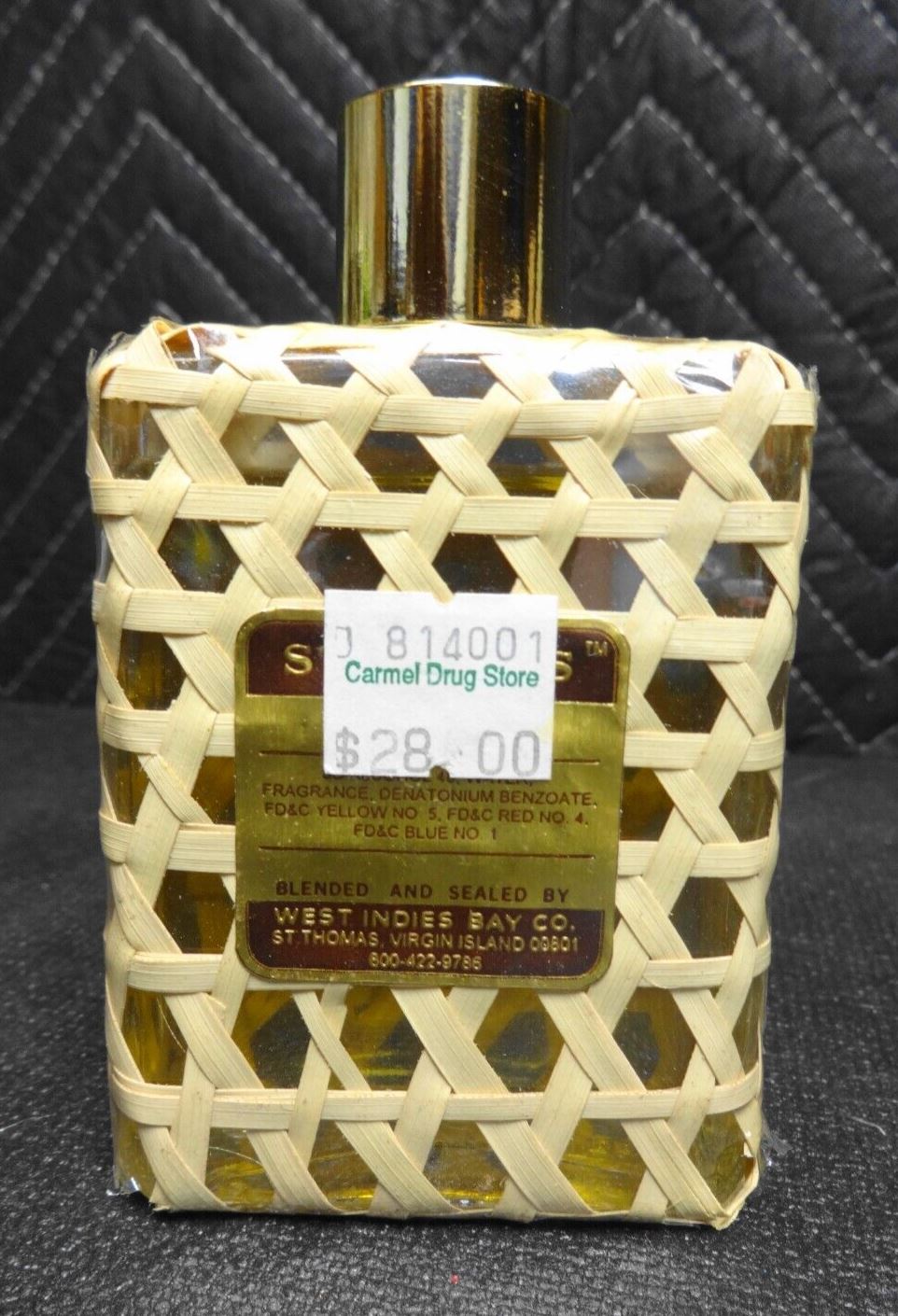 St. Johns Bay Rum Cologne/After Shave 4oz Virgin Islands New Sealed