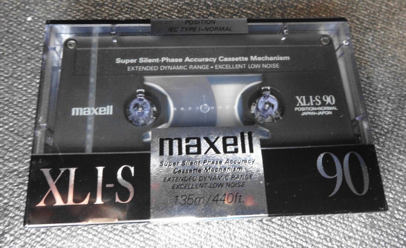 Vintage Maxell XLI-S 90 Normal Type I Lot of 10 Made In Japan New NOS Sealed