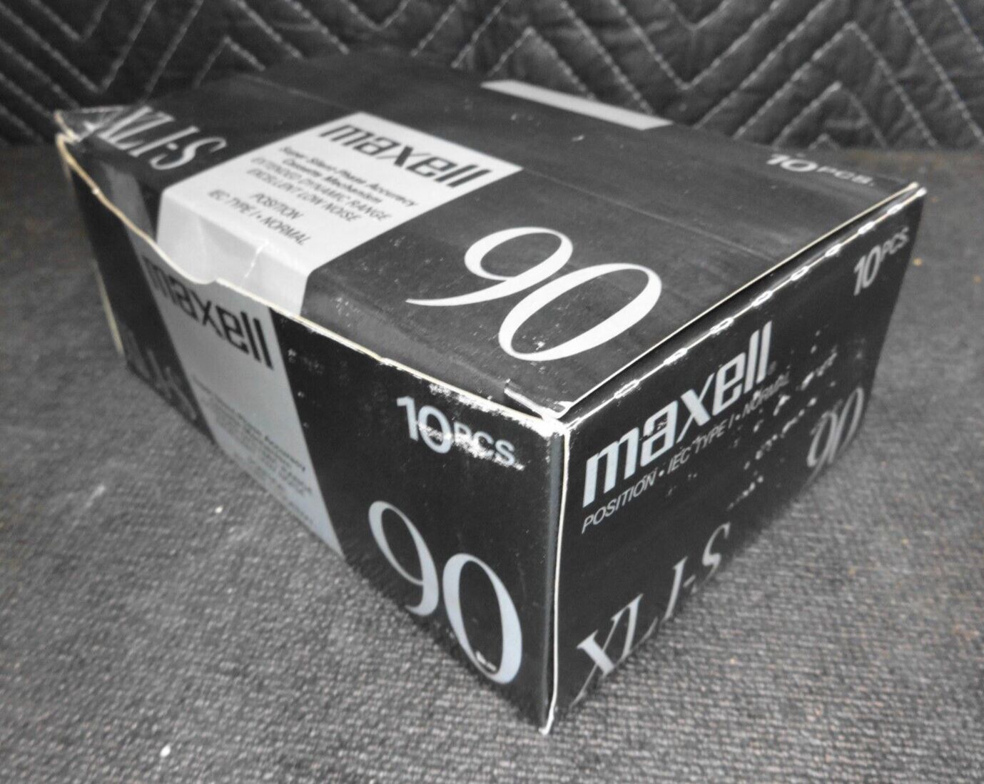 Vintage Maxell XLI-S 90 Normal Type I Lot of 10 Made In Japan New NOS Sealed
