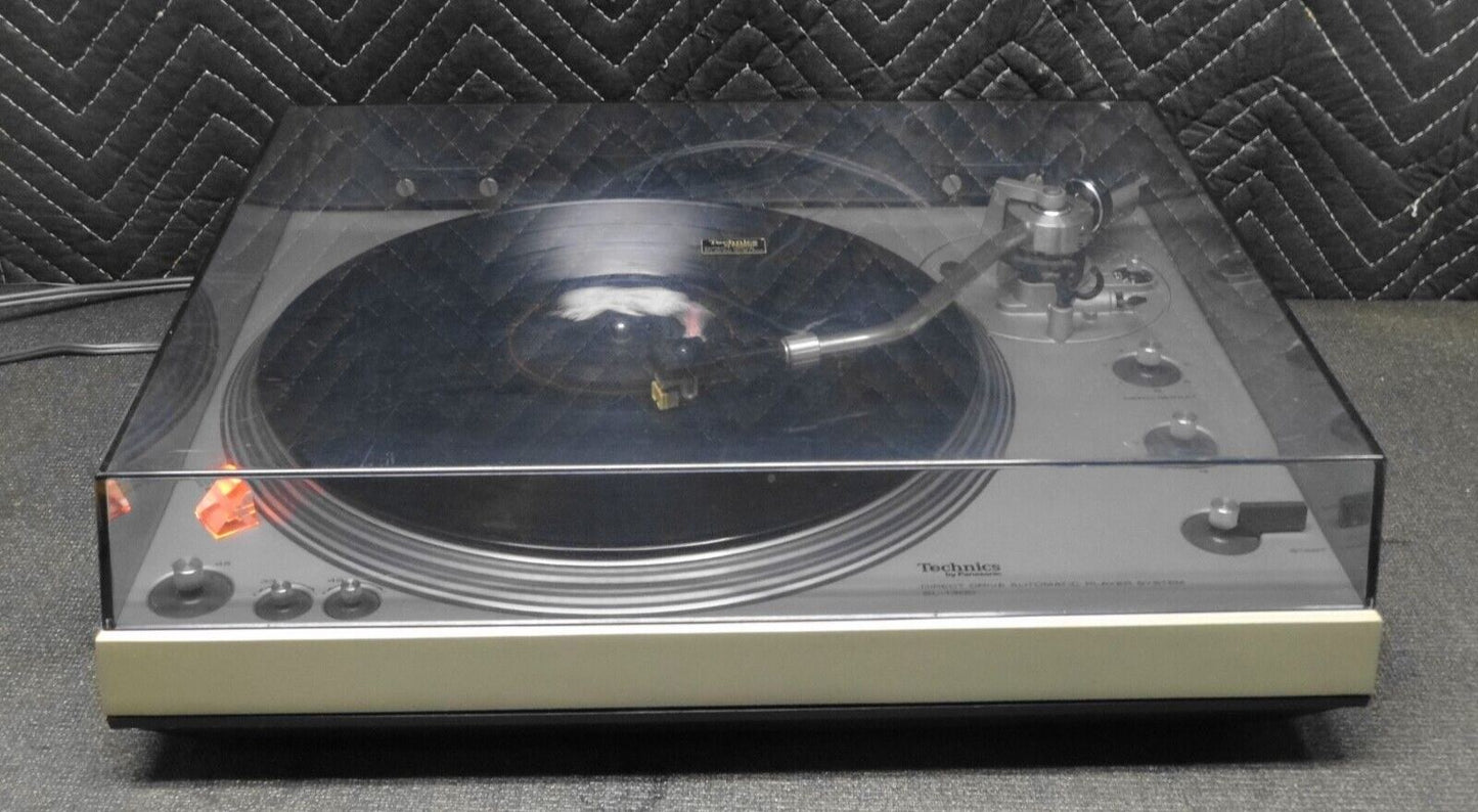 TECHNICS SL-1300 Direct Drive Automatic Turntable w/ Lancer ht9es - *Serviced *