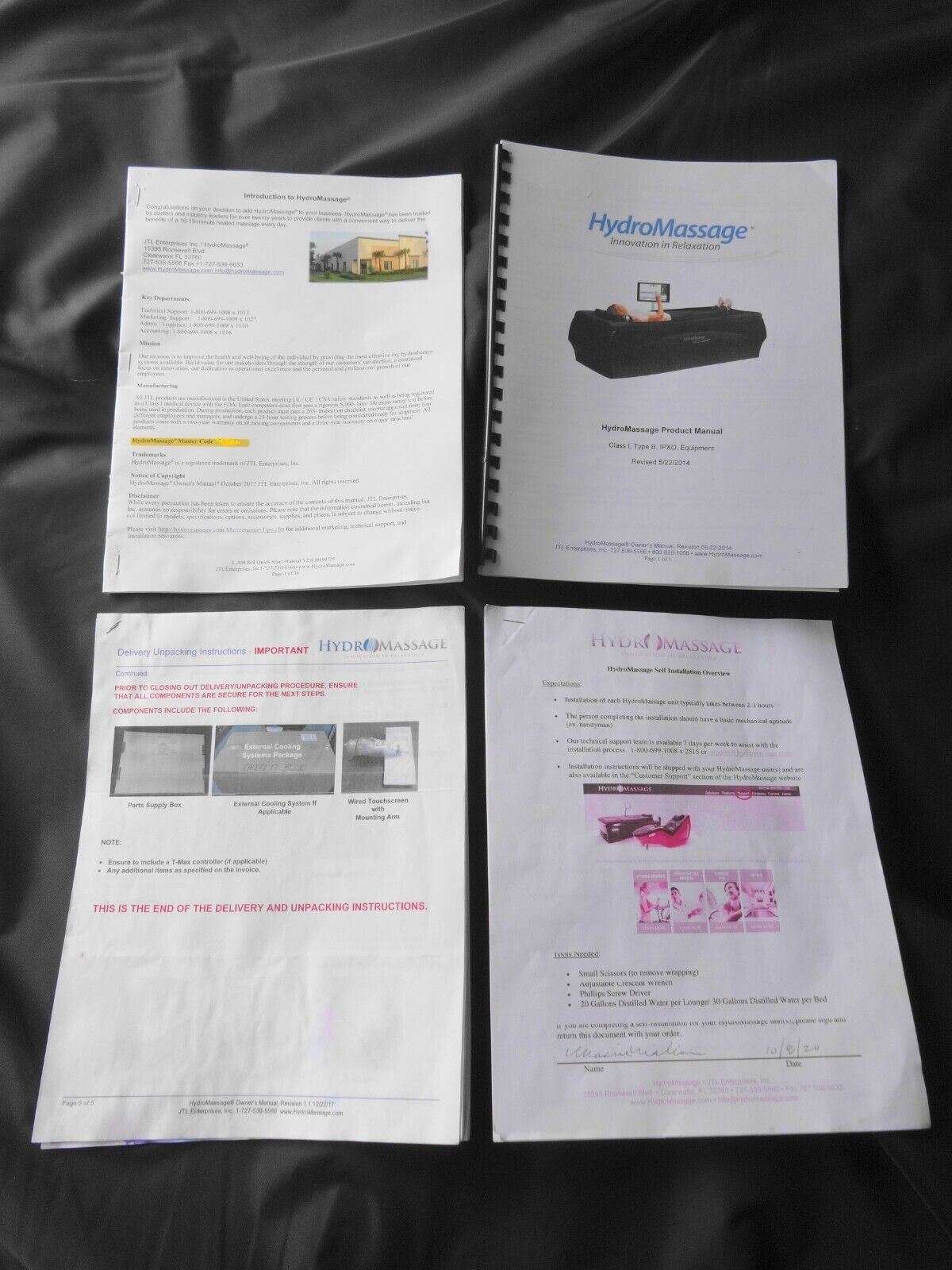 HYDROMASSAGE BED RF-S300 - EXCELLENT CONDITION - PRIVATELY OWNED