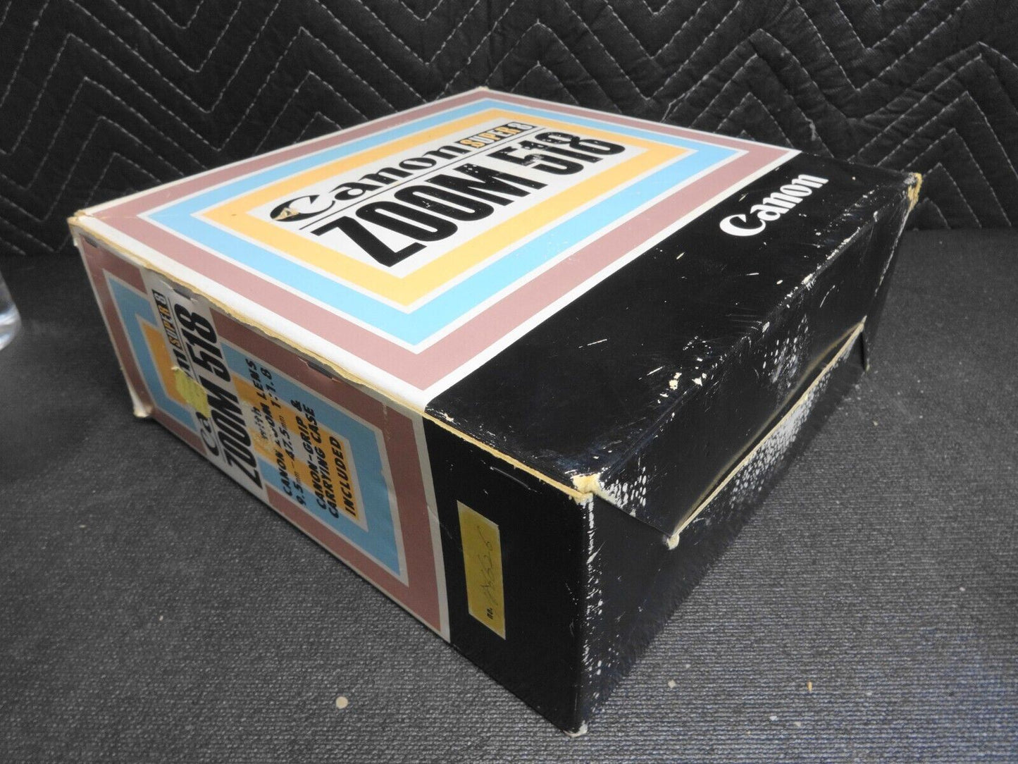 Canon Zoom 518 Super 8 Movie Video Film Camera w/ Original Box, Papers & Case