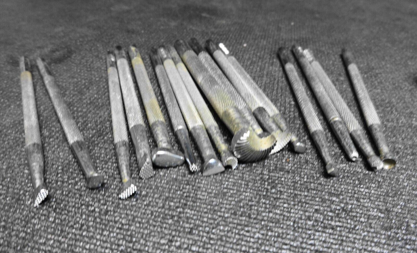 VTG Lot Of 16 Craftool Co Hand Tooled Leather Tools Stamps made USA CRAFT TOOL