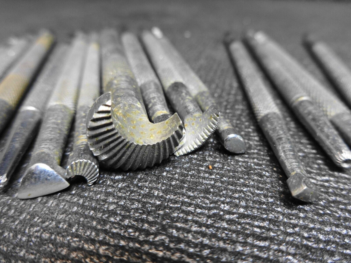 VTG Lot Of 16 Craftool Co Hand Tooled Leather Tools Stamps made USA CRAFT TOOL