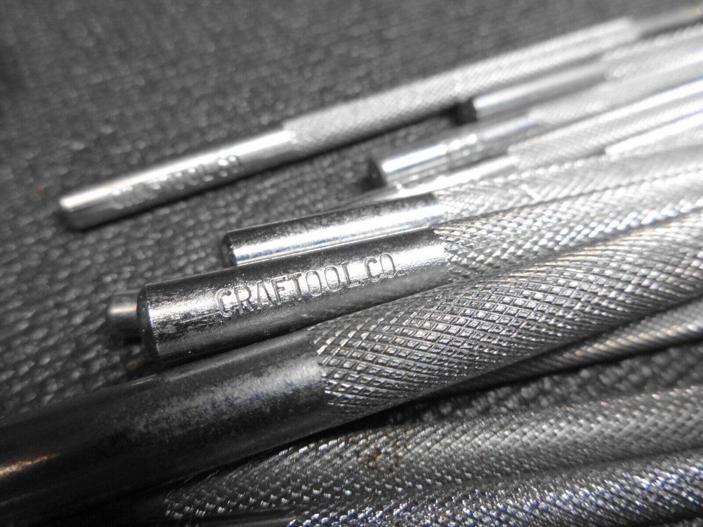 VTG Lot Of 16 Craftool Co Hand Tooled Leather Tools Stamps made USA CRAFT TOOL