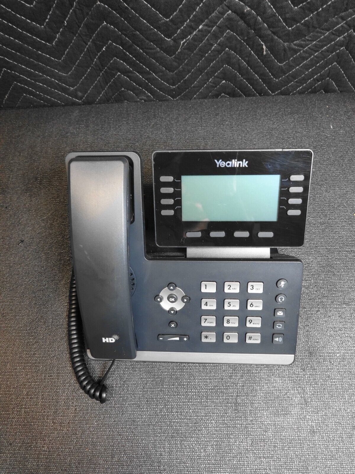 Yealink SIP-T53 IP Business Phone, 12 VoIP Accounts. 3.7-Inch Graphical Display