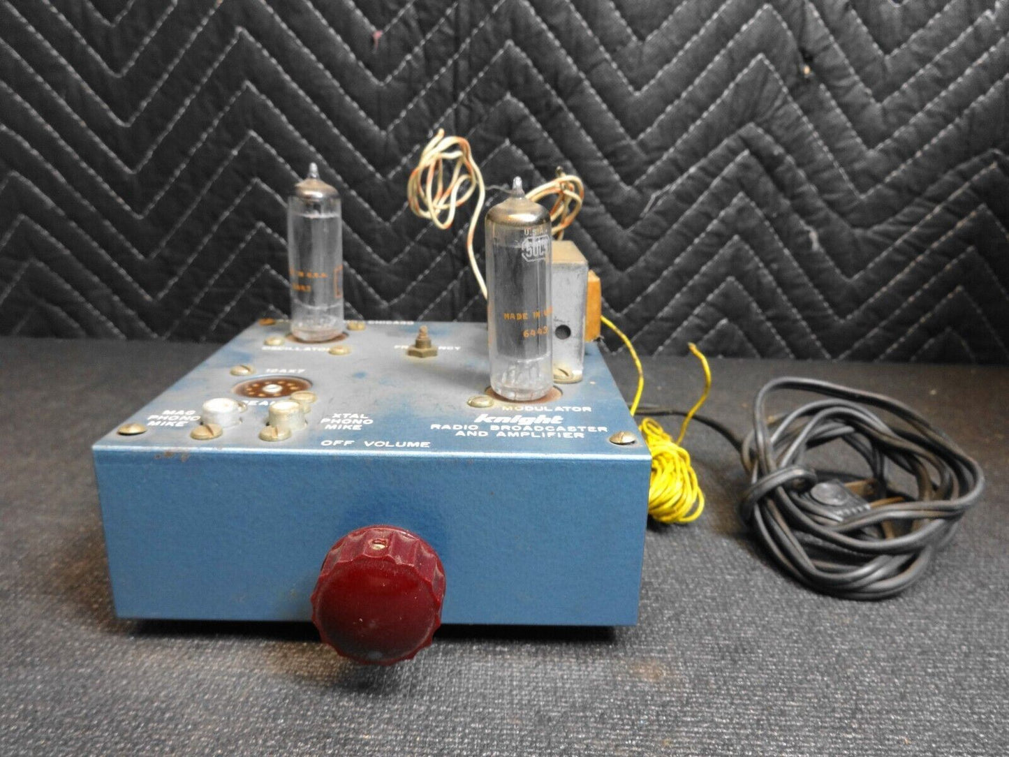 Vintage vacuum tube Knight KIT WIRELESS BROADCASTER & AMPLIFIER - Parts Restore