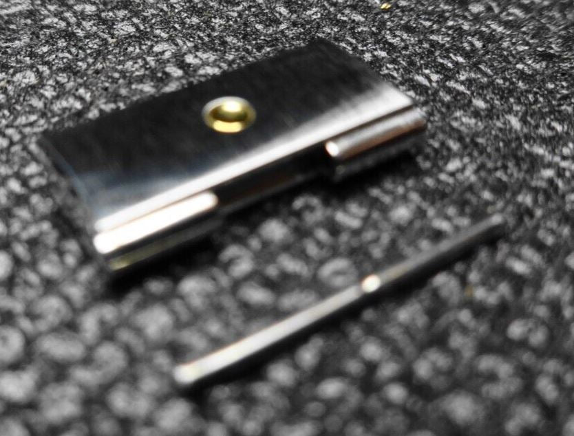 Movado Two Tone Stainless 14mm Gold Dot Watch Link