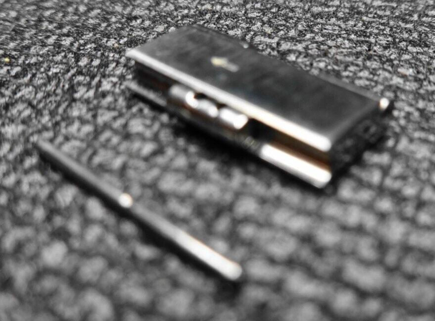 Movado Two Tone Stainless 14mm Gold Dot Watch Link