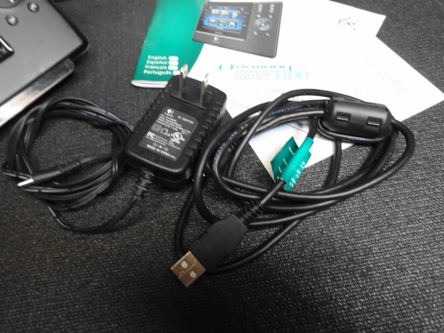 Logitech Harmony 1100 Black Wireless Touchscreen Universal Remote Control w/ Box