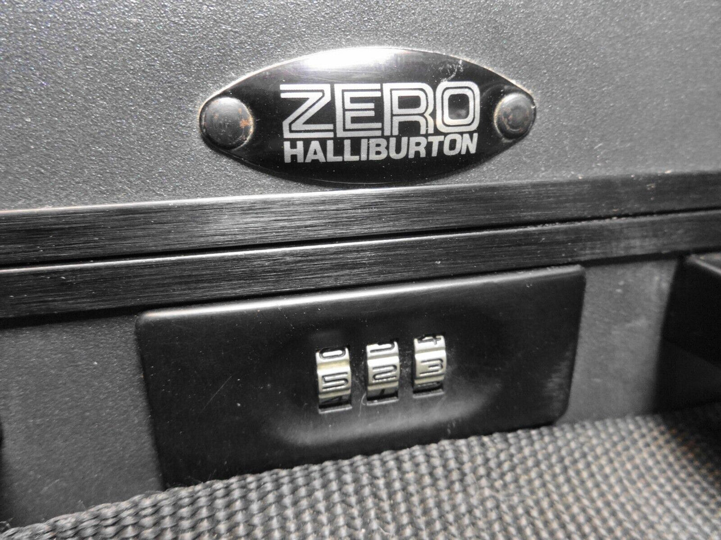 Zero Halliburton Aluminum Laptop Computer Hard Briefcase w/ Combination Lock