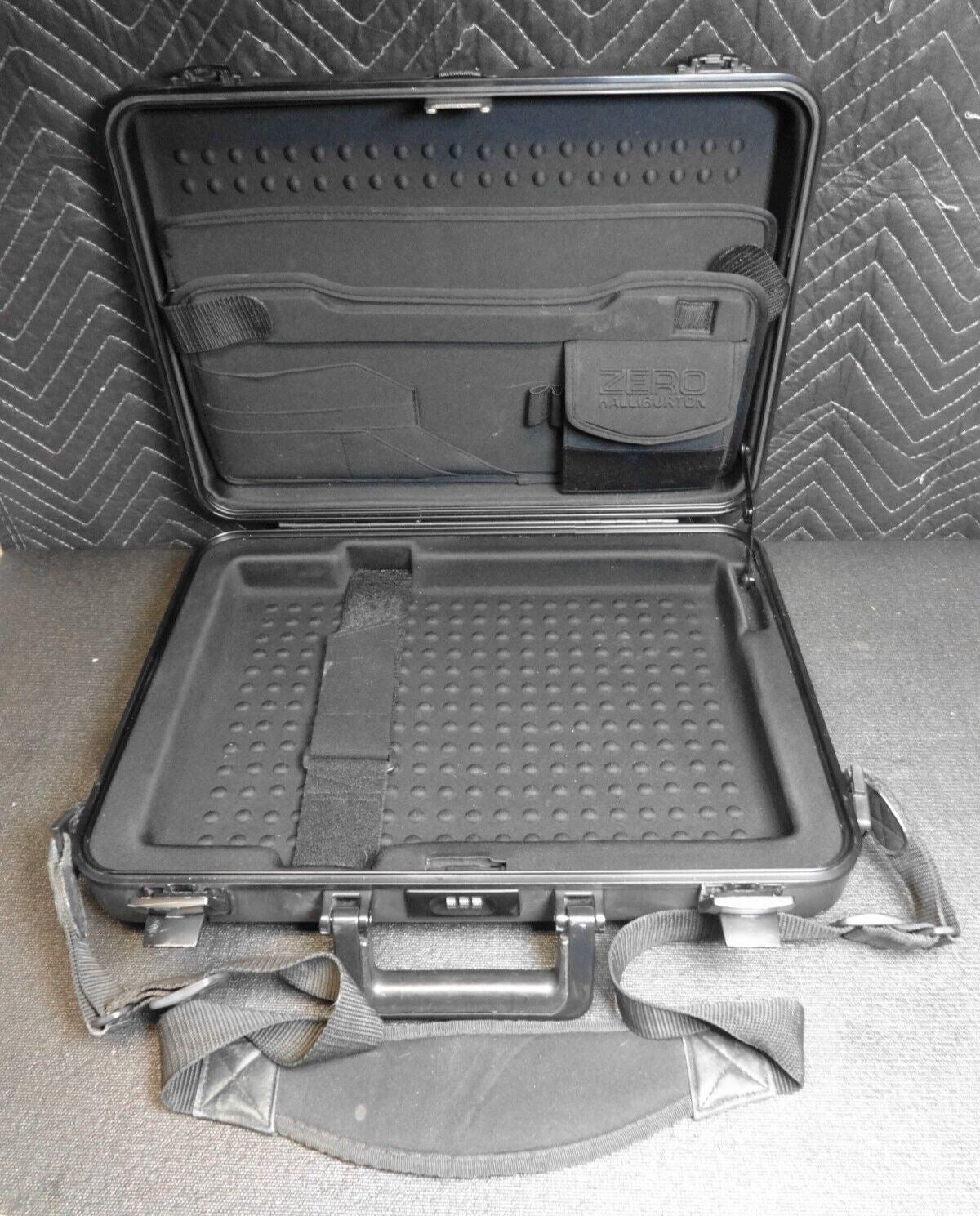 Zero Halliburton Aluminum Laptop Computer Hard Briefcase w/ Combination Lock
