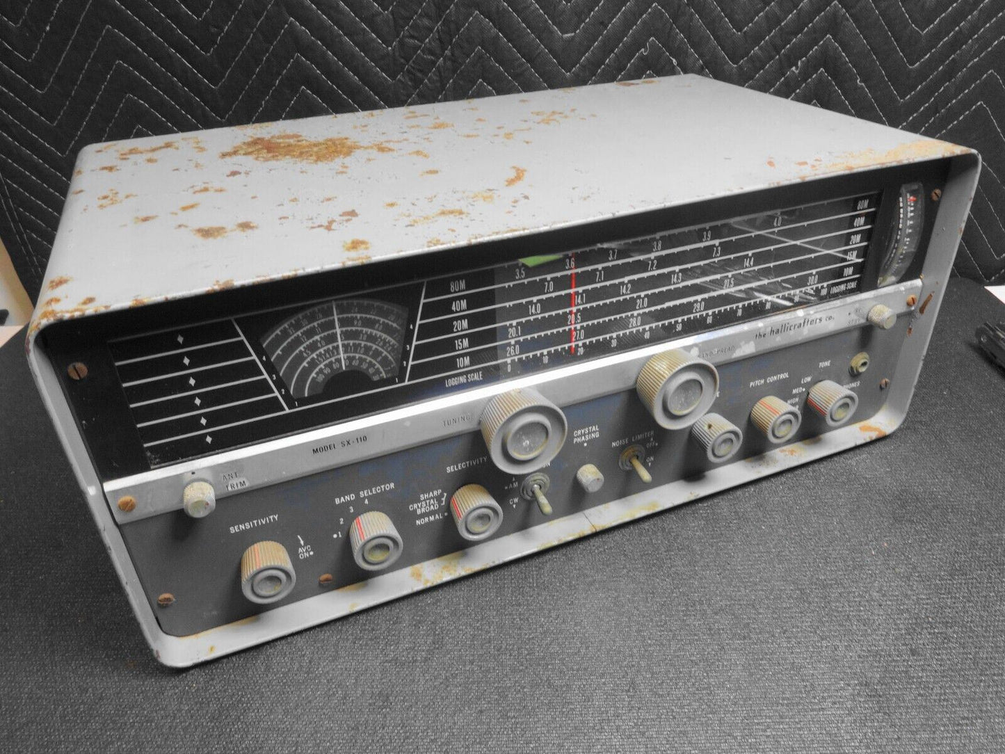 Hallicrafters SX-110 Shortwave Radio Receiver- Untested