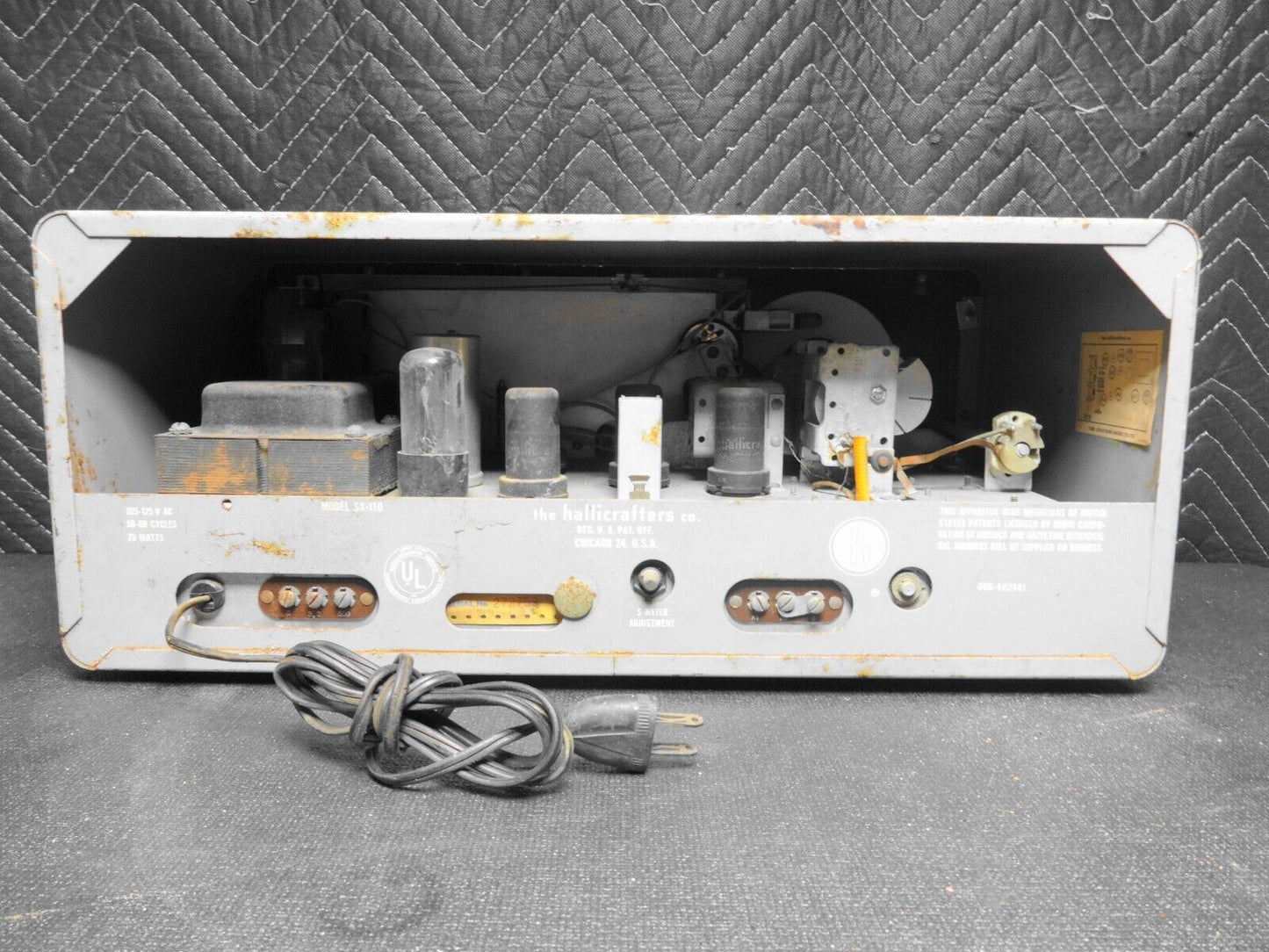 Hallicrafters SX-110 Shortwave Radio Receiver- Untested