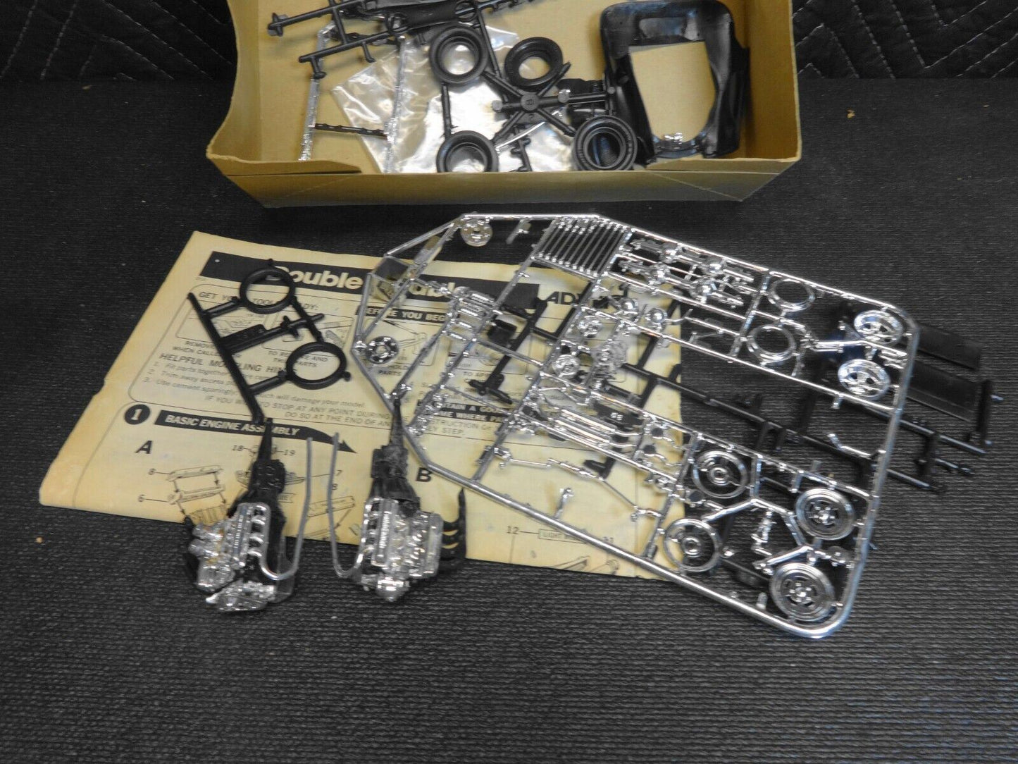 Vintage Advent Double Trouble Model Car 1/25 Scale Twin Engined Terror