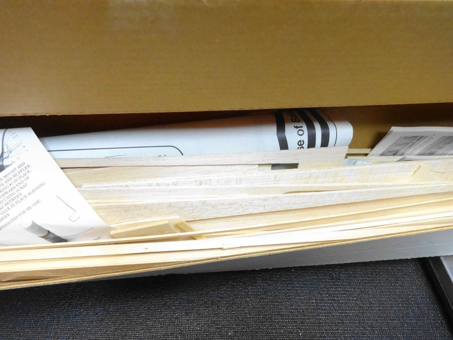 Vintage NOS House of Balsa P-51D Mustang R/C Airplane Model - 36" Span - K-03