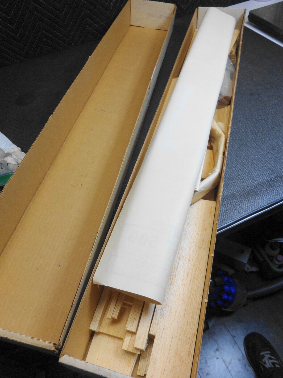 NOS Bridikit The Quickest 500 Vintage Balsa RC Airplane Model Kit