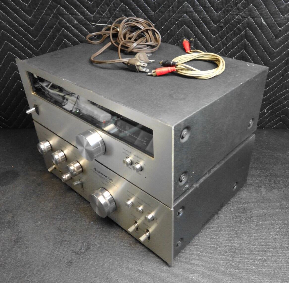 KENWOOD KA-3500 INTEGRATED AMPLIFIER AND KT-5500 TUNER - * SERVICED *