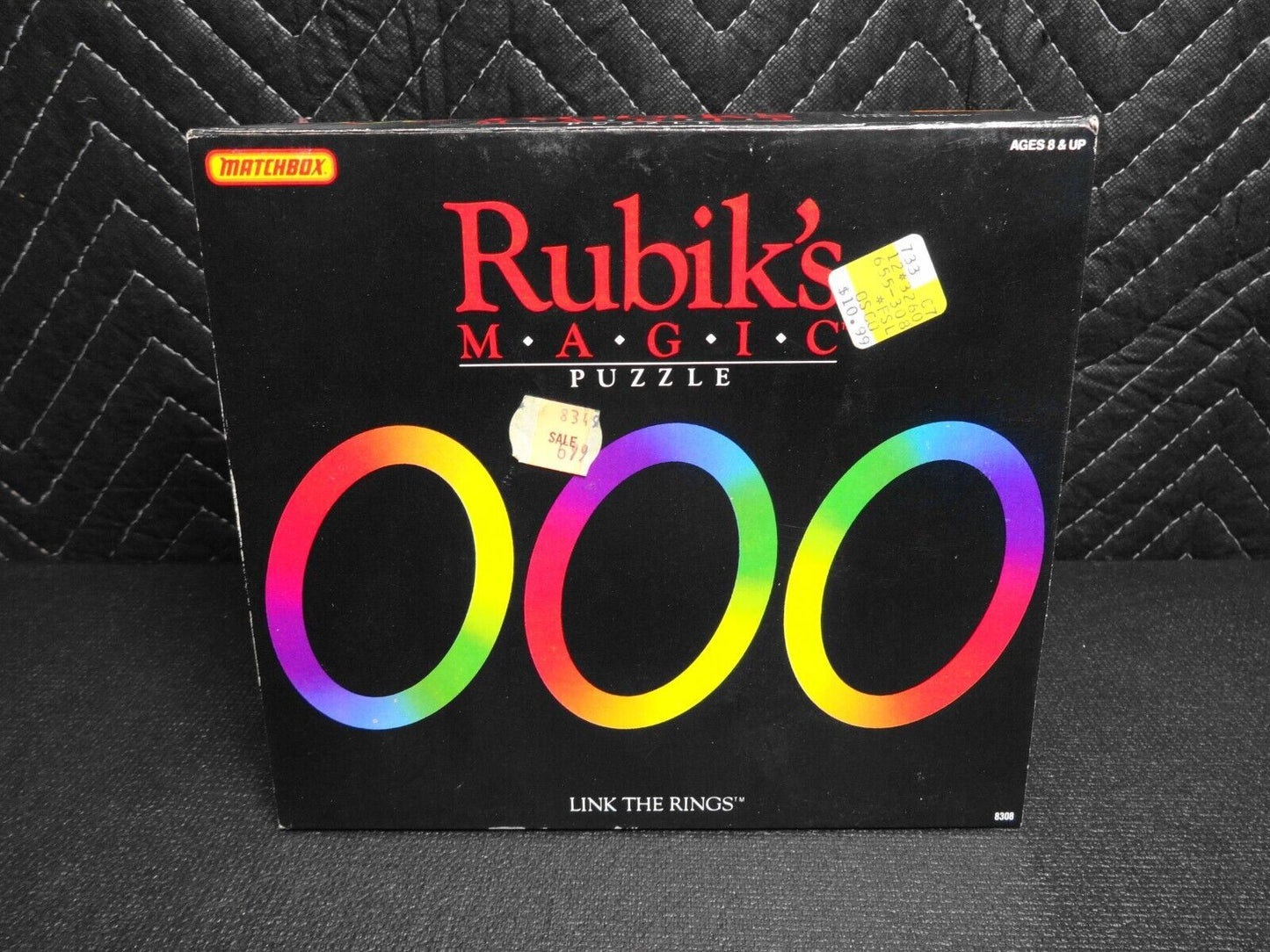Vintage Rubik’s Magic Puzzle "Link The Rings" 1987 Matchbox Sealed in Box NOS