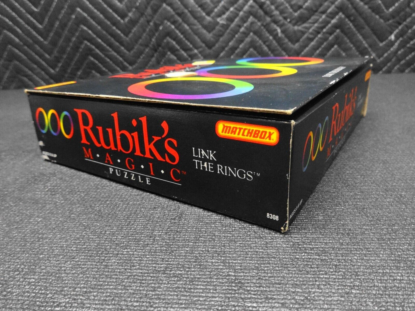 Vintage Rubik’s Magic Puzzle "Link The Rings" 1987 Matchbox Sealed in Box NOS