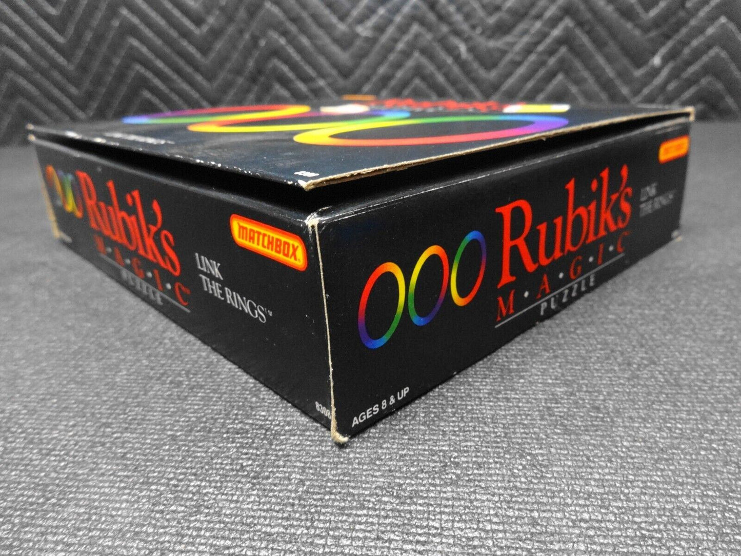 Vintage Rubik’s Magic Puzzle "Link The Rings" 1987 Matchbox Sealed in Box NOS
