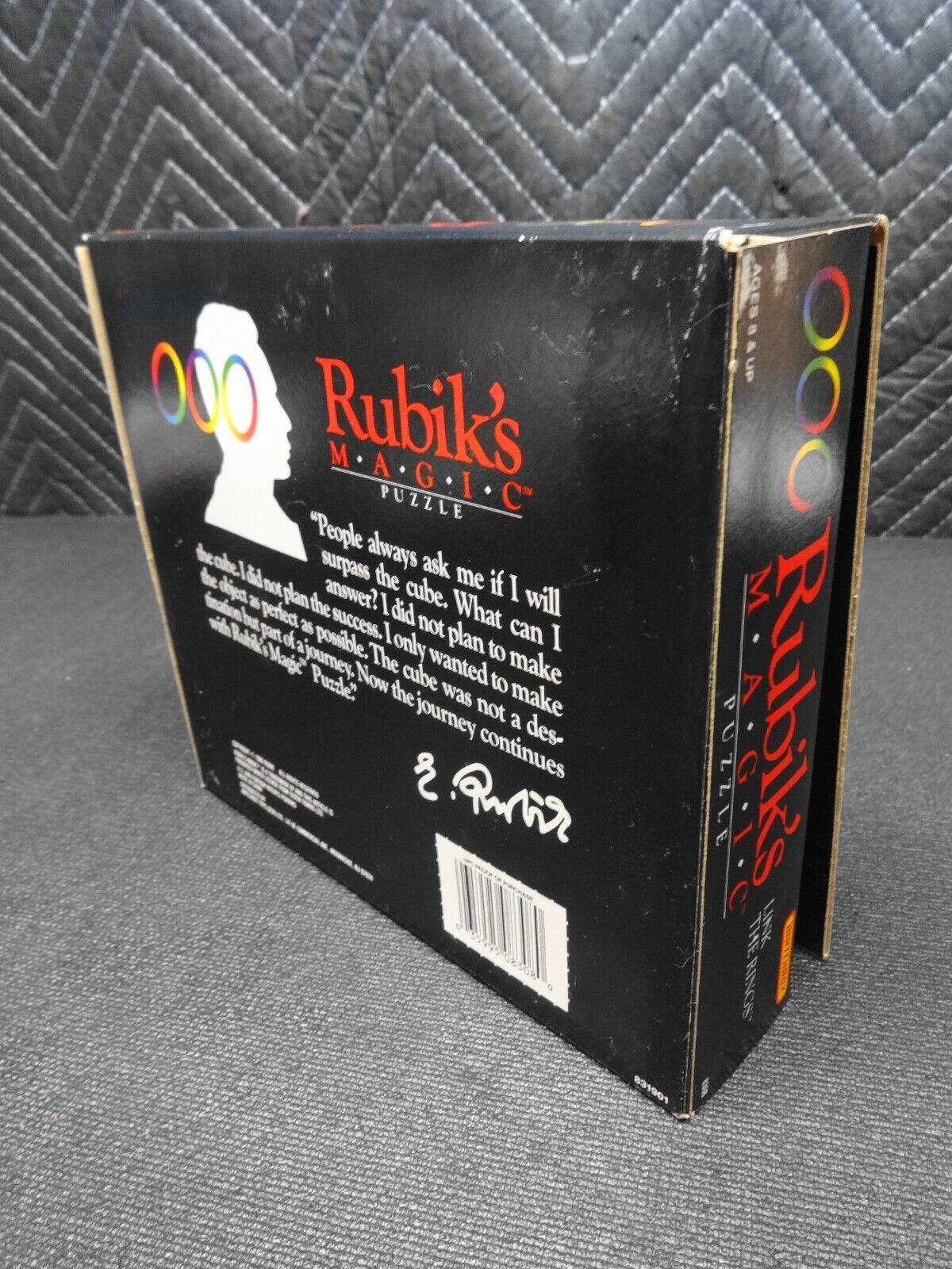 Vintage Rubik’s Magic Puzzle "Link The Rings" 1987 Matchbox Sealed in Box NOS