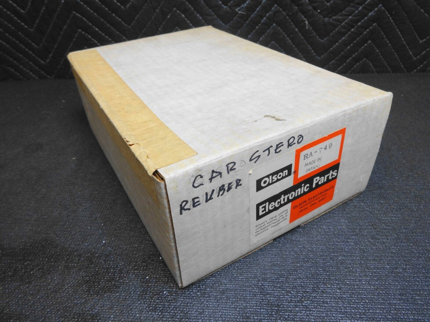 NOS StereoVerb 12 Volt Vintage Add-On Car Stereo Reverb Unit