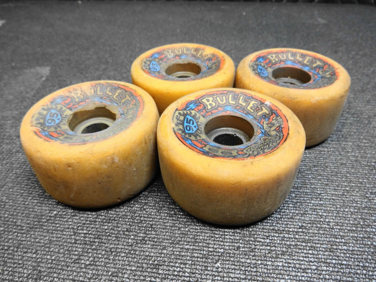 Santa Cruz Bullet 63 mm 95a Skateboard Speed Wheels Vintage