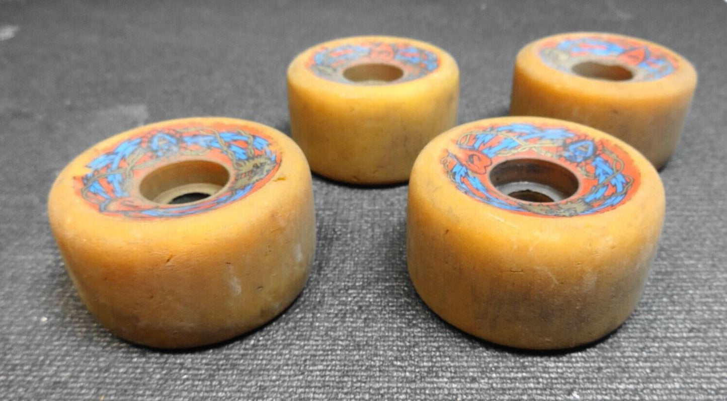 Santa Cruz Bullet 63 mm 95a Skateboard Speed Wheels Vintage