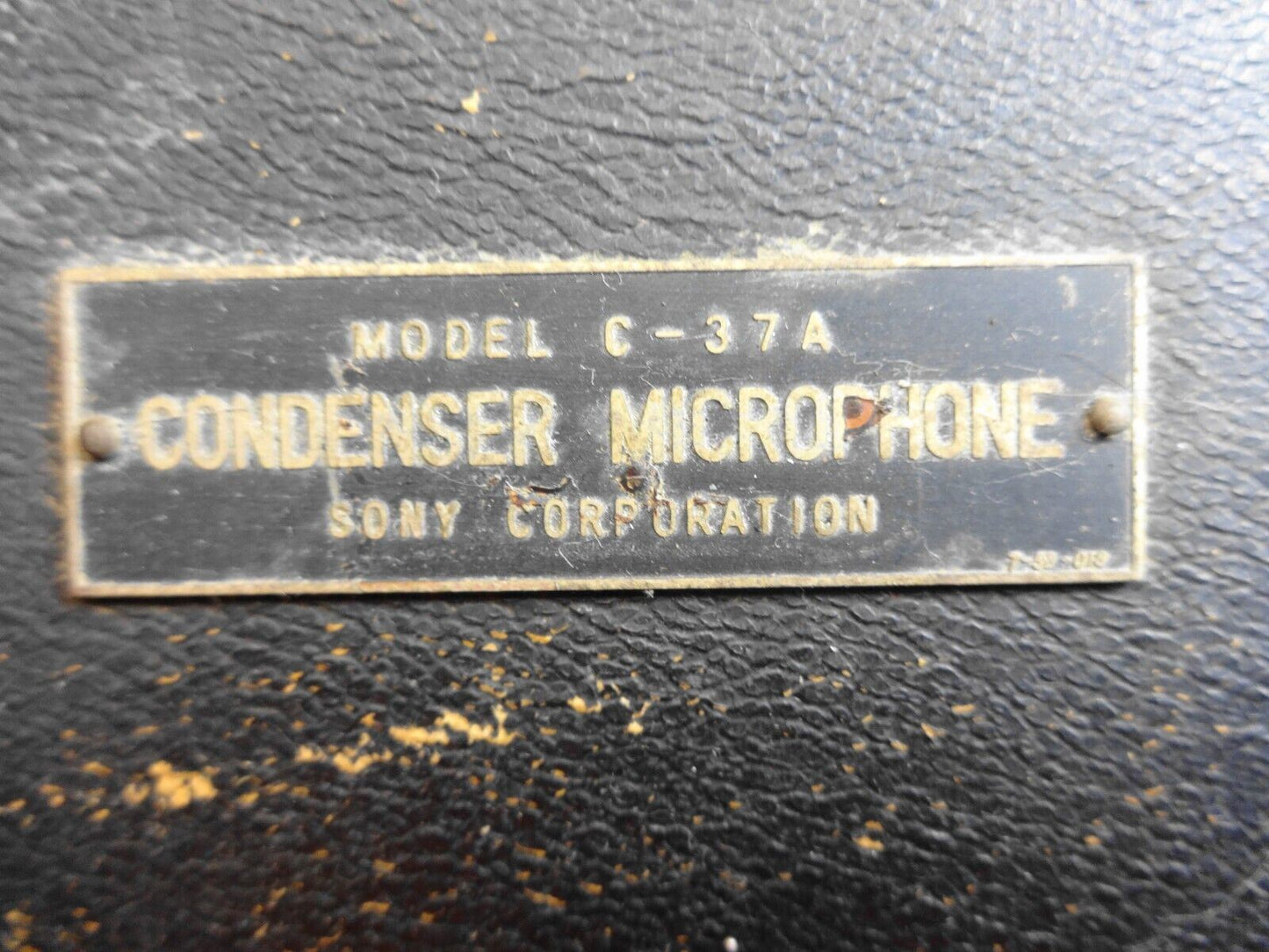 Original Case for SONY C-37A CP-3 Vacuum Tube Condenser Microphone - CASE ONLY