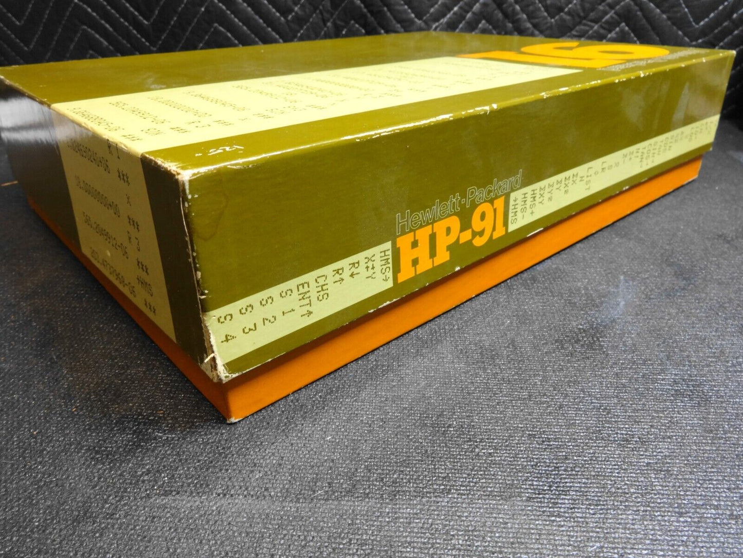 1976 Hewlett-Packard - HP-91 Scientific Calculator w/ Power Adapter Original Box
