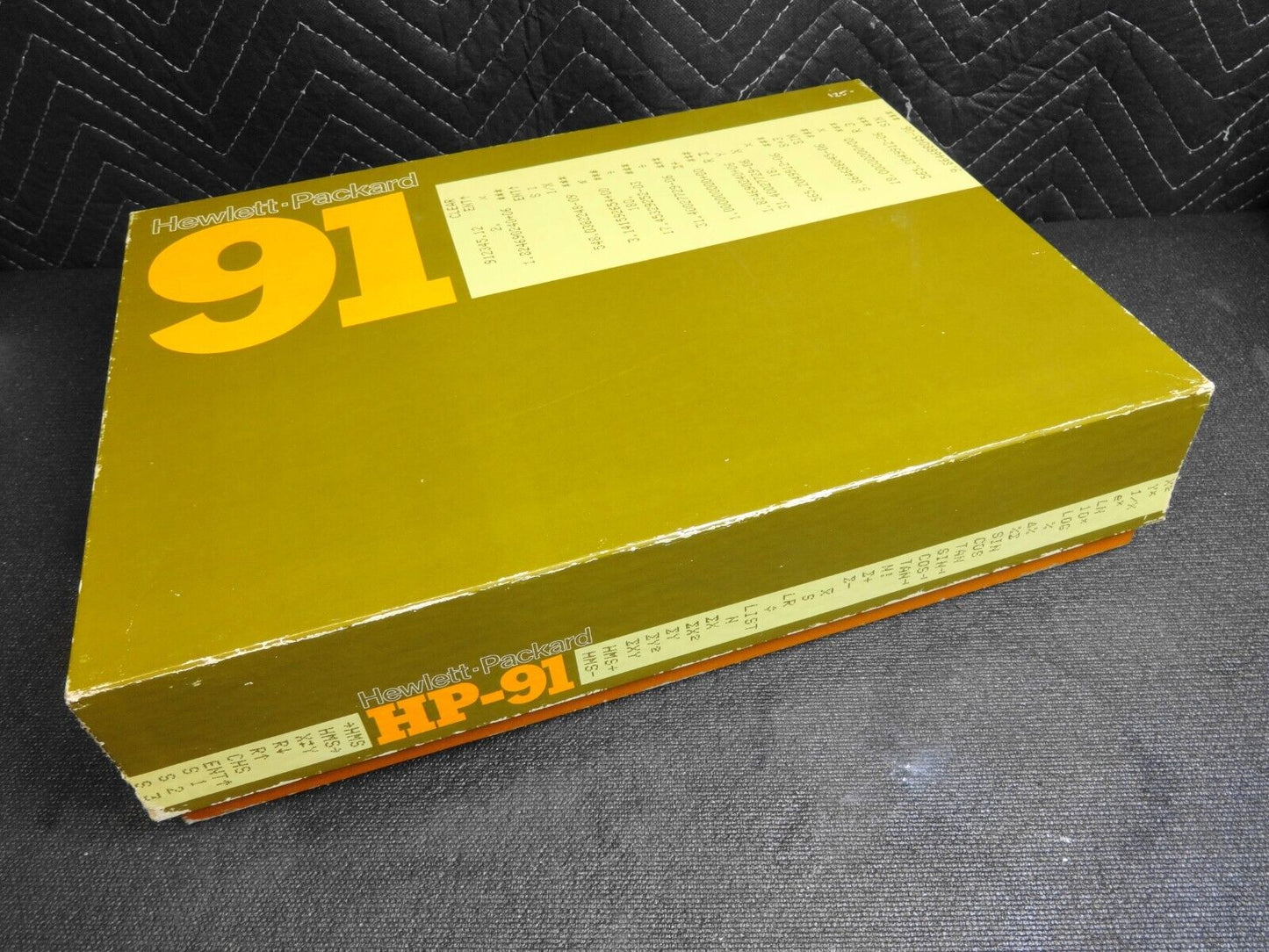 1976 Hewlett-Packard - HP-91 Scientific Calculator w/ Power Adapter Original Box