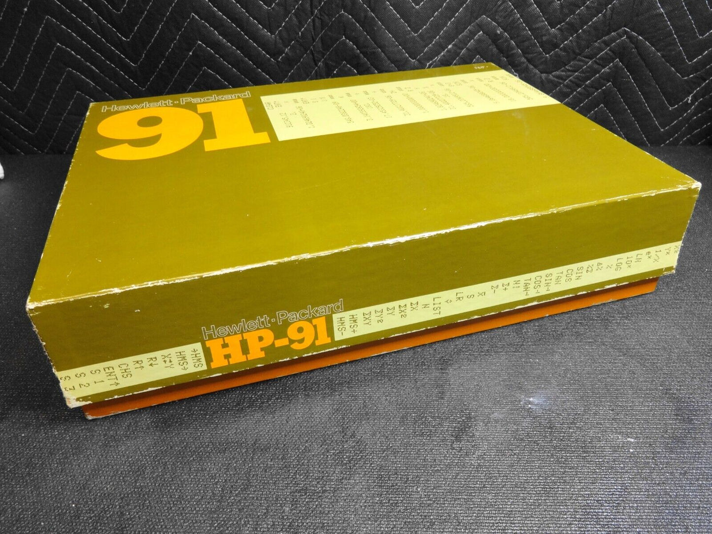 1976 Hewlett-Packard - HP-91 Scientific Calculator w/ Power Adapter Original Box