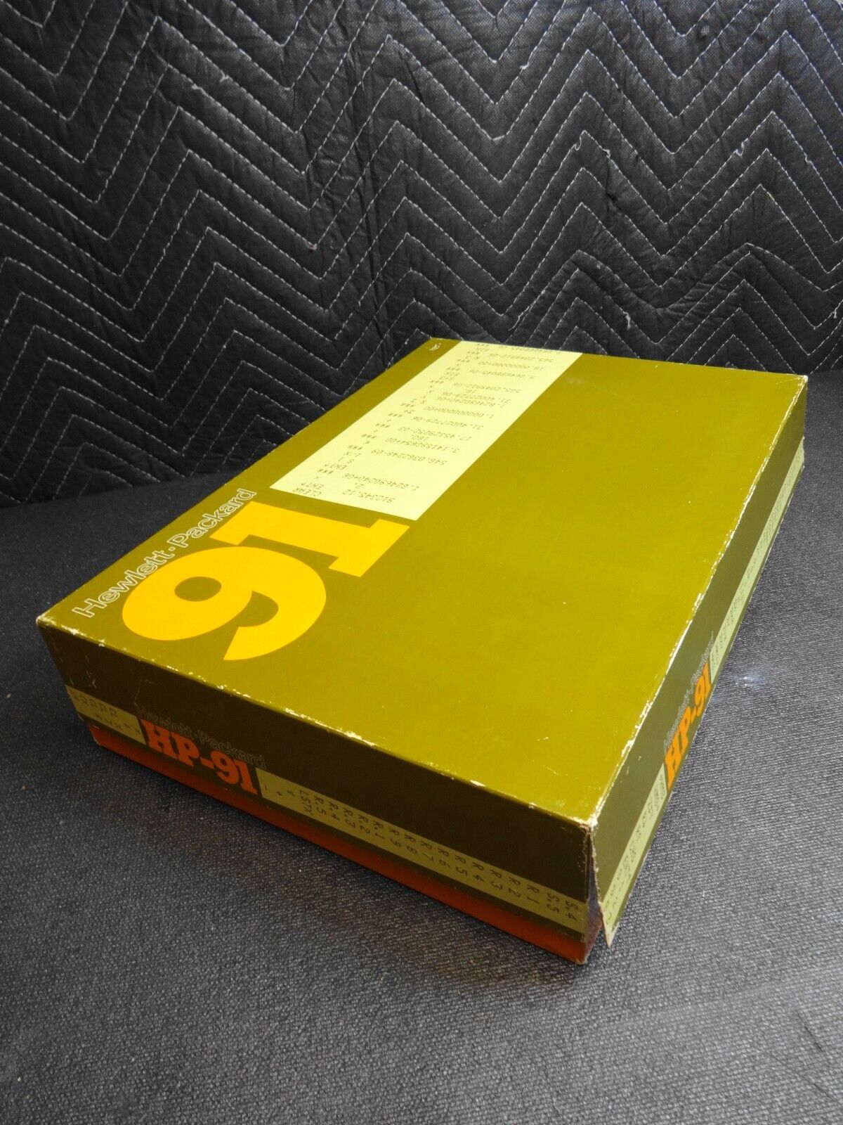 1976 Hewlett-Packard - HP-91 Scientific Calculator w/ Power Adapter Original Box