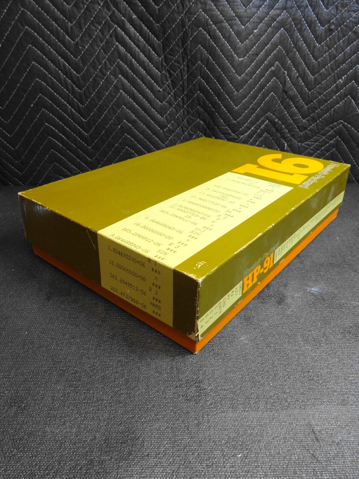 1976 Hewlett-Packard - HP-91 Scientific Calculator w/ Power Adapter Original Box