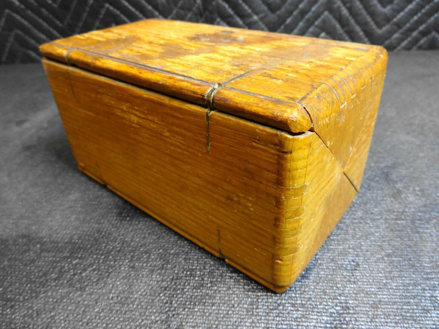 Antique Oak Singer Puzzle Box 1889 With Attachments Sewing Machine Parts