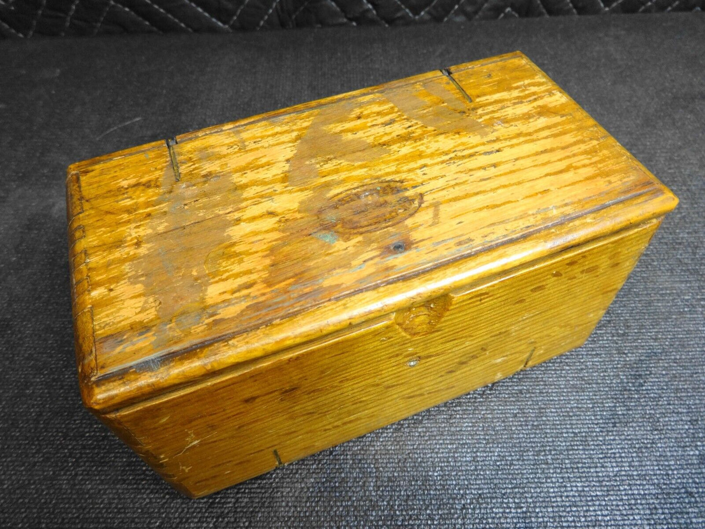 Antique Oak Singer Puzzle Box 1889 With Attachments Sewing Machine Parts