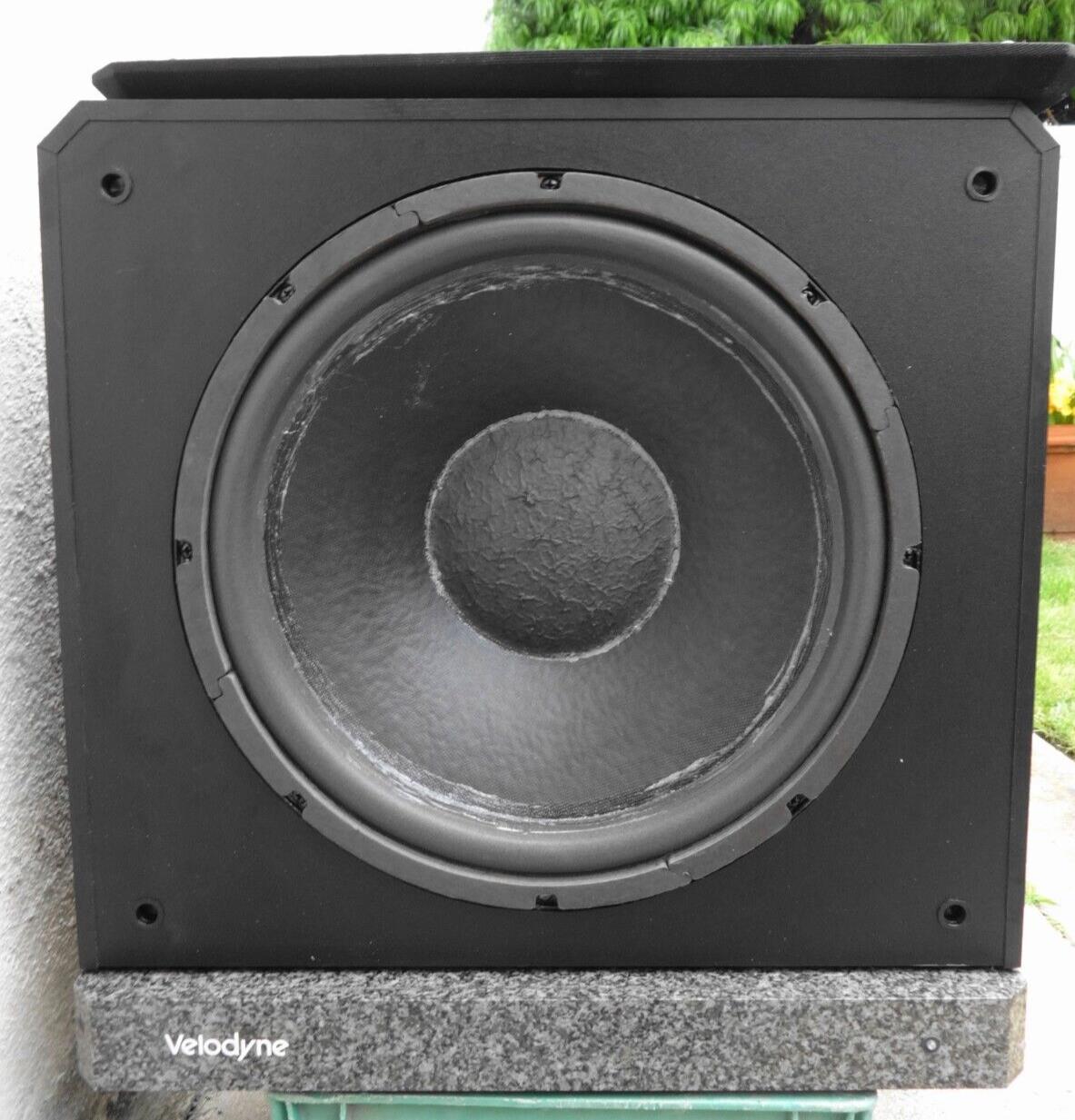 Velodyne F SERIES Model F-1500-B Subwoofer - New Speaker Surround Installed.